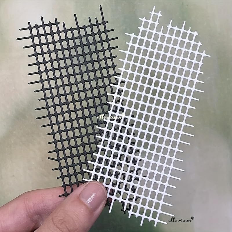 Lapoo 3D Backgrounds Frame Metal Cutting Die for Scrapbooking, New Cutting Dies DIY Album Card Making Decor Paper Craft Metal Die Cuts Party Wedding Decorations (Grid C 3.9 x 2 in) - Image 2